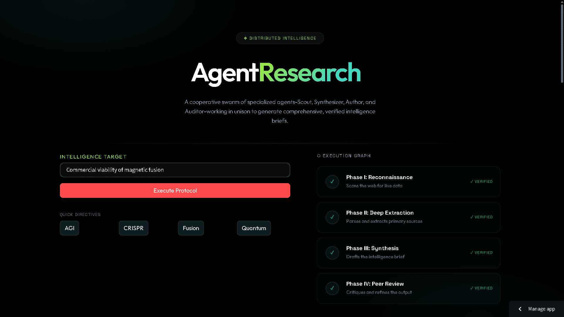 Agent Research